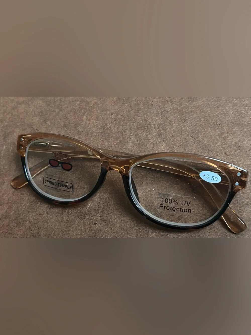 Joy Mangano Kids Spring Temple Tortoiseshell Reading Glasses (+3.50) 2Pairs NWOT